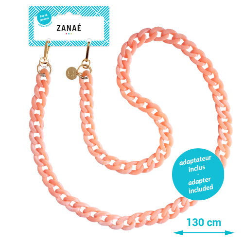 Chaine-bijou Coral Harmony
