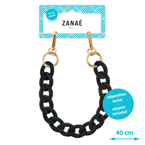 Chaine-bijou Mate Carbone Smart (S)