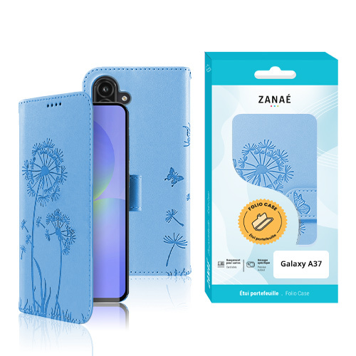 Etui Blowball pour Galaxy A37, bleu